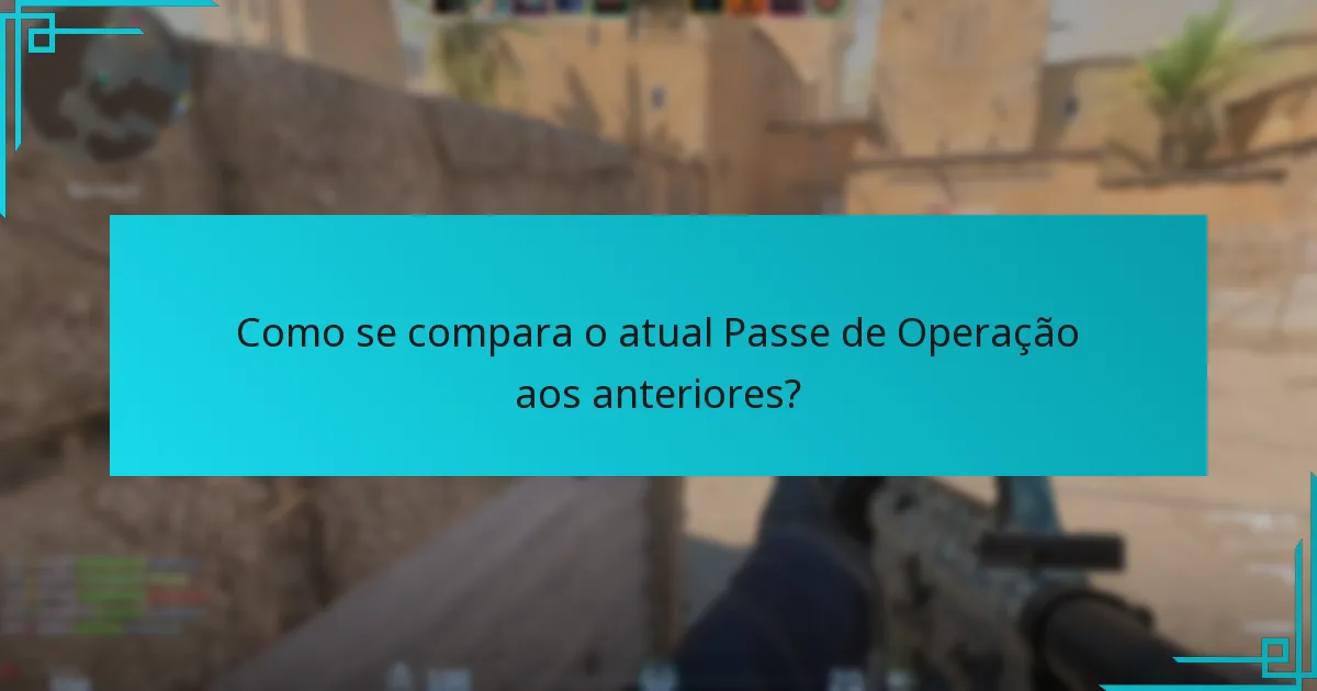 Como podem os jogadores ganhar recompensas do Passe de Operação?