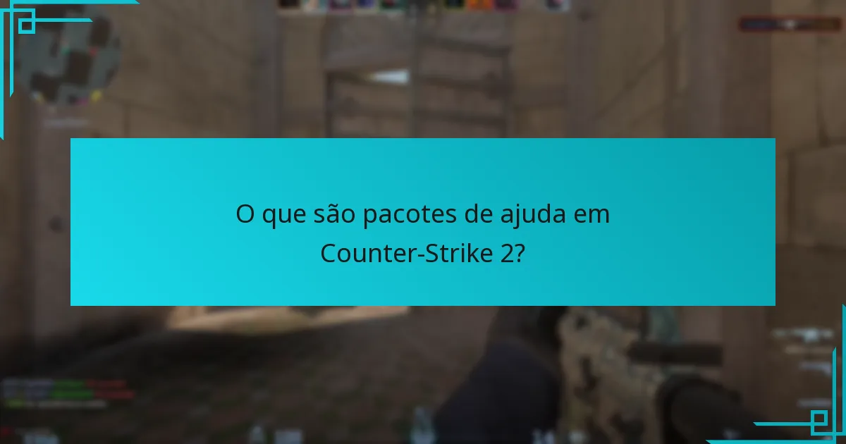 Quais itens são prováveis de aparecer em futuros pacotes de ajuda?