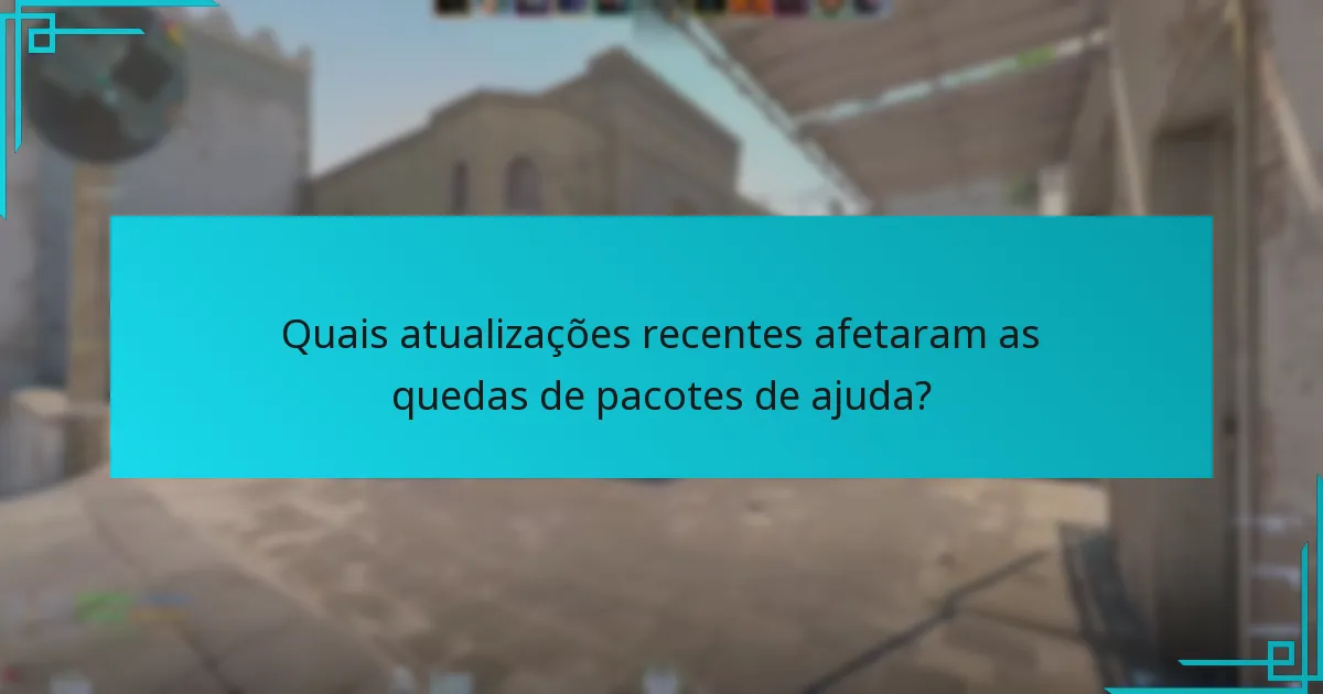 Como a frequência de queda de pacotes de ajuda se compara a outros jogos?