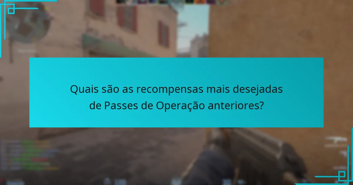 O que os jogadores podem esperar das recompensas futuras do Passe de Operação?